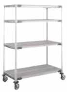 WIRE SHELVING METROMAX I SYSTEMS The most versatile storage system ever introduced Open shelf mats are easy to remove for cleaning Solid shelf mats, dividers, ledges, drop-in wire baskets, and an