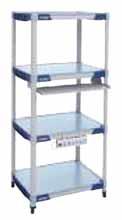 per shelf up to 42" in length and 600 lbs.
