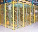 Wire mesh panels permit full visibility and allow for unrestricted circulation of air, heat and light, providing an ideal storage facility.