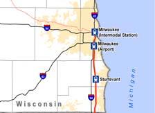 Milwaukee-Chicago Passenger Rail: Economic Development Along the Rail Corridor: Foxconn in Racine County, WI Up to 13,000 employees at Racine County site, 2 miles from Sturtevant Amtrak station.