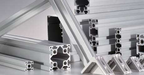 Product Information Assembly System (MAS) is composed of industrial aluminum profiles and