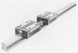 Tapped-hole LM Rail Type of Model model rails also include a type where the LM rail is tapped from the bottom.