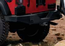 The Front Bumper features an integrated winch mount, grille guard and fog light mounts and will not interfere with proper air bag operation.