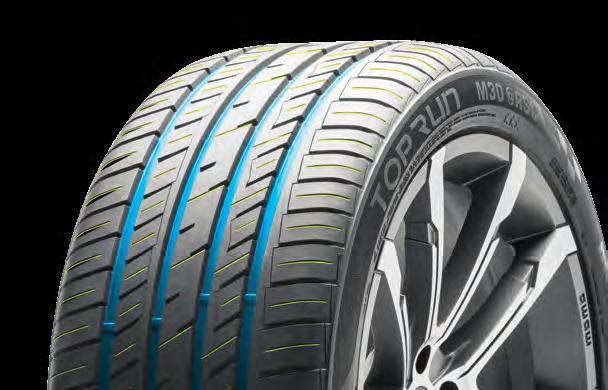 ALL-SEASON TIRE FEATURES IMPROVED HYDROPLANE RESISTANCE Circumferential grooves