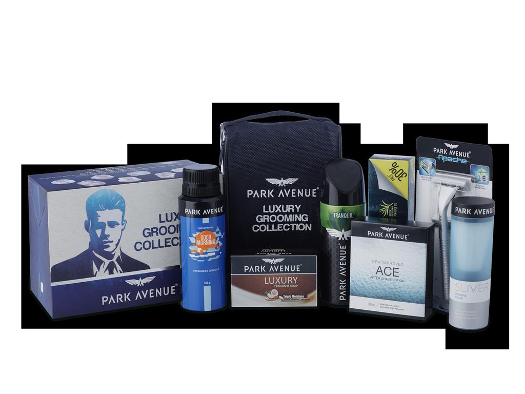 Luxury Grooming Kit The Park Avenue Luxury Grooming Collection comprises premium products from Park Avenue that