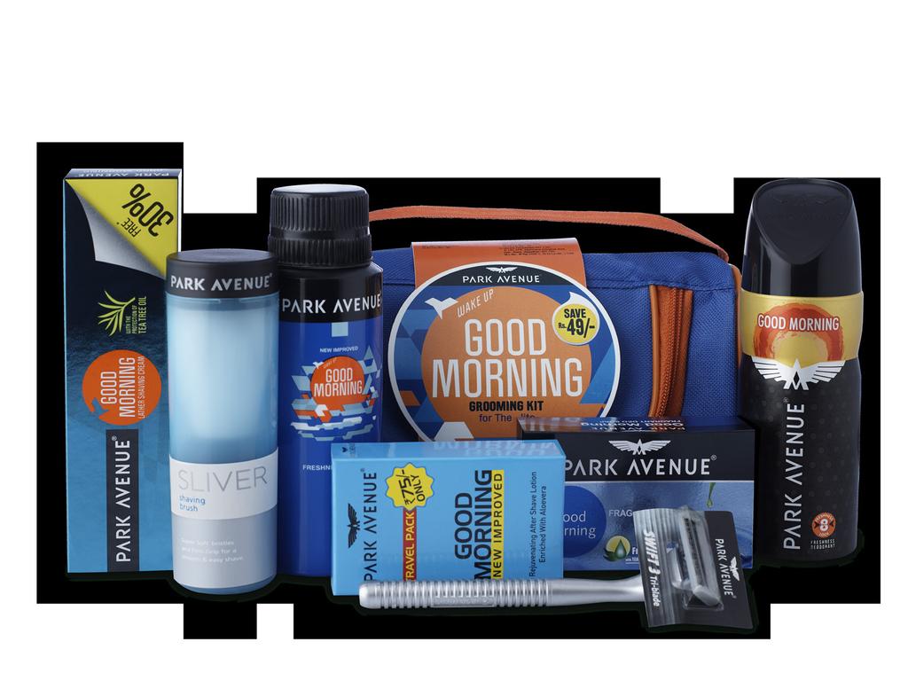 Good Morning Kit The Park Avenue Good Morning Kit is a unique offering that packs in products that keep you feeling