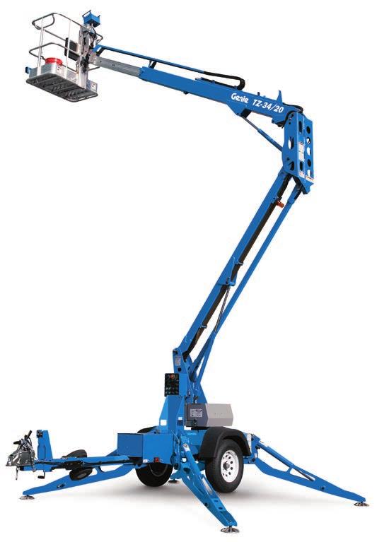 Trailer-Mounted Z-Boom Lifts TZ-34/20 Easy-to-Use Controls Both ground and platform controls feature an