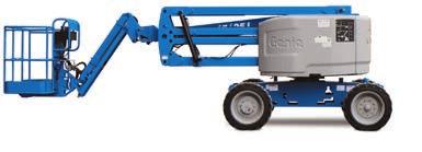 Self-Propelled Articulating Boom Lifts Engine-Powered The Improved Z -45/25 RT Boom Lift Equipped with the latest Tier 4 final emission standard engine and true 4WD and 4-wheel braking.