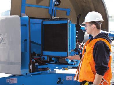 Every machine features excellent access to service points, so your service team can get in and finish tasks quickly.