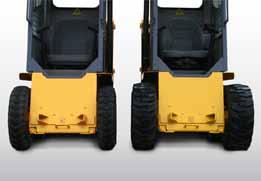 a huge dent in the workload. NARROW YOUR OPTIONS The 1640E skid loader provides a super-compact 36-inch width with 5.