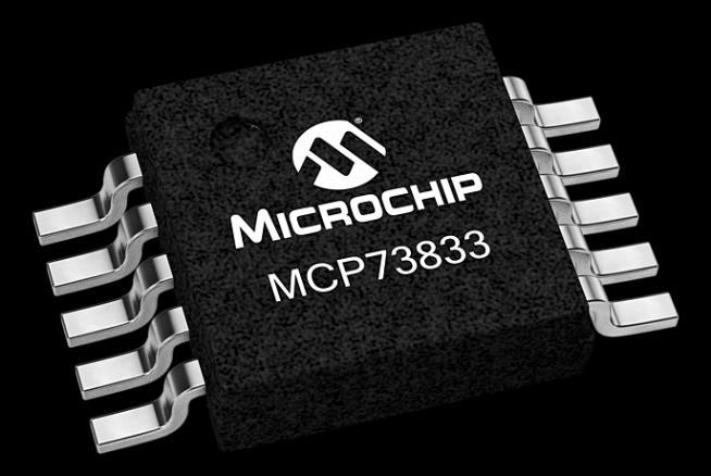 Battery Charge Management Controller Microchip MCP73833 Output 5V Programmable current up to 1A Specifically designed for