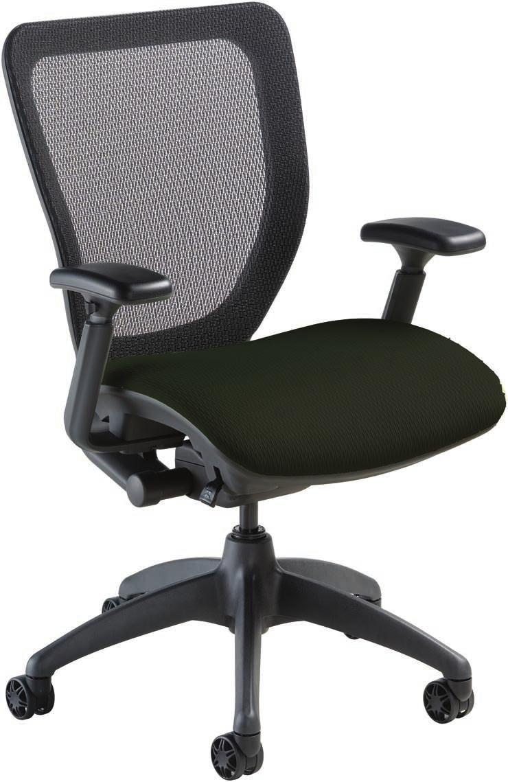 WXO WXOMBBLKC WXO is the perfect working chair. It has a refined, sleek profile with ultra comfort and ergonomic support.