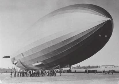 The Hindenburg was one of the largest airships ever built.