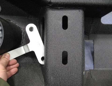 Secure the license plate to the license plate bracket using the (2) supplied