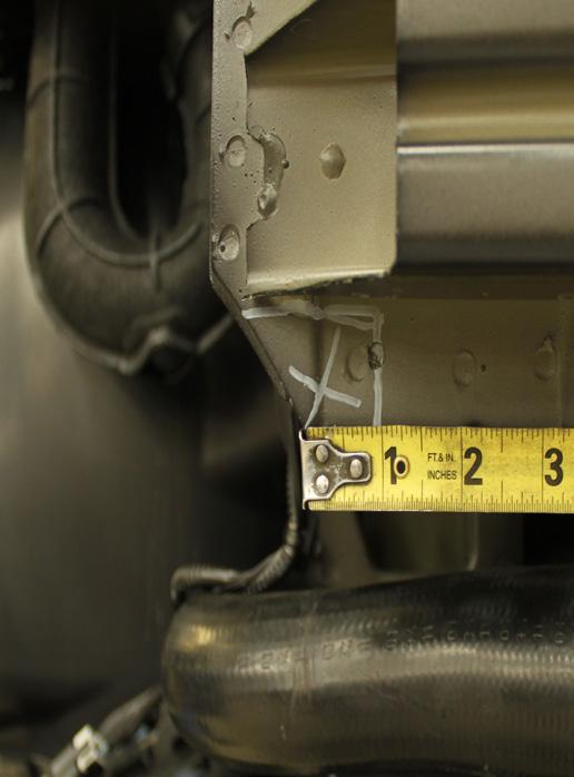 Verify the baseplate is still level and tighten all fasteners securely. Do this on BOTH sides of the vehicle.