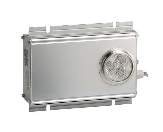 Product Examples Self Contained LED Emergency Light Provides in excess of three hours emergency lighting duration
