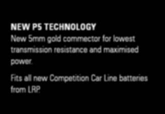 Fits all new Competition Car Line batteries from LRP.