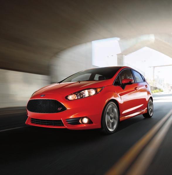 Fiesta Specifications Standard Features Engines/EPA-Estimated Ratings 3 & Dimensions Molten hot AND ultra-efficient. 1 ST. Molten Orange Metallic Tri-coat. Available equipment.