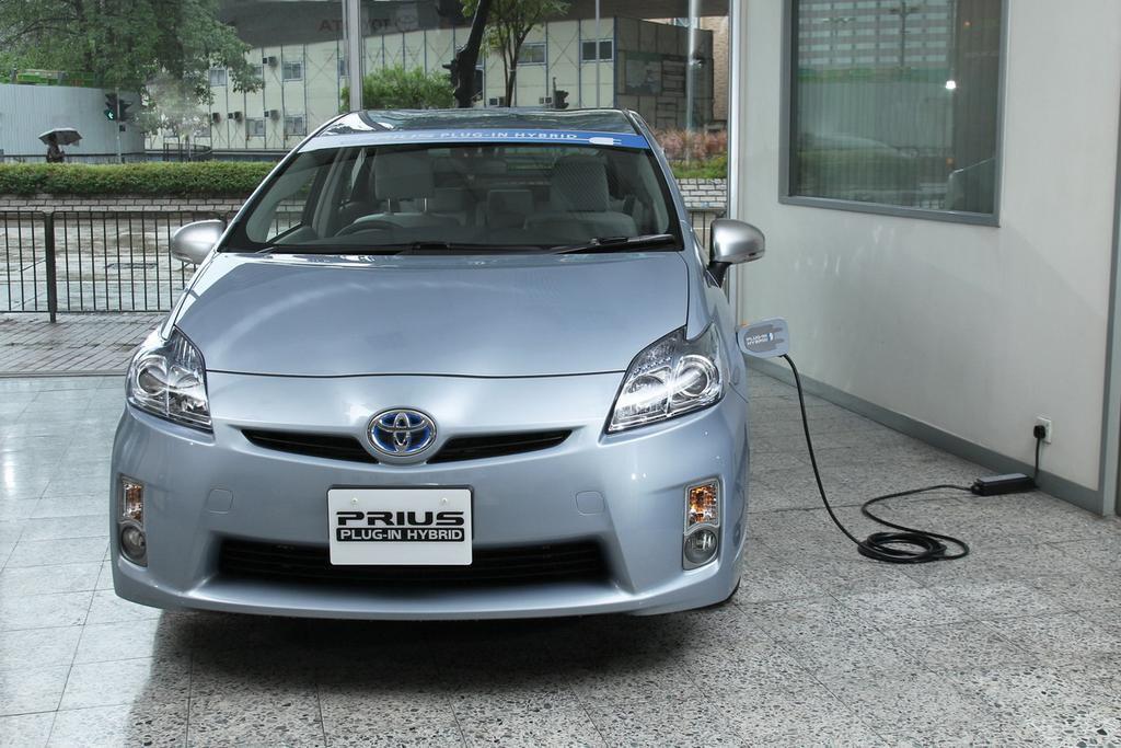 Photo Caption: Toyota Prius Plug-in Hybrid can be fully charged in 100 minutes