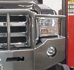 The Warn HD Bumper was designed to fit close to the body to achieve a clean looking fit of the bumper.