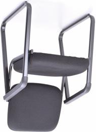 GUEST SEATING Ashton Series Ashton Leather Guest Chair Sled Base Model No.