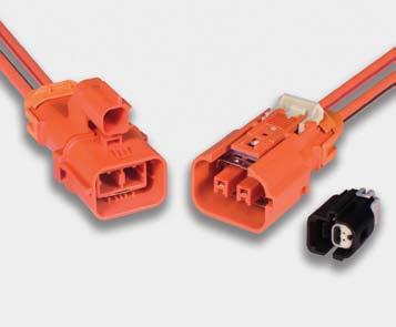 HV/LV Wiring Assemblies HV Electrical Centers Internal Battery Connections Charging Inlets Chargers & Charging Cables HV Power Conversion High Voltage Auxiliary Modules Shield-Pack HV280 2 Way Inline