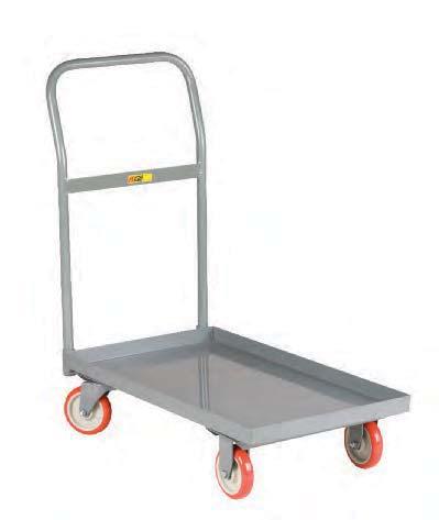 Steel Deck Platform Trucks Fully assembled and ready for use, these all-welded steel platform trucks are built for long, trouble-free service in medium duty applications.