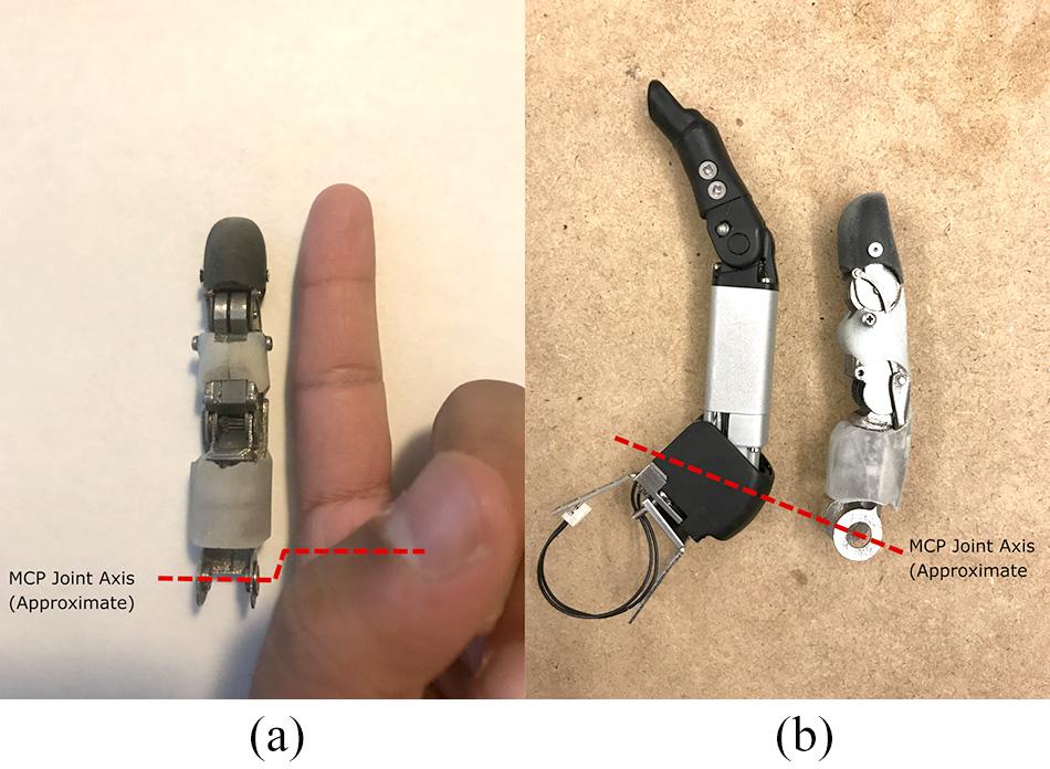 Murali et al. 13 Table 4. Comparison of the torque density of commercial gearheads from the transmission of the powered finger prototype in the medial phalanx.
