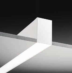 This highly versatile lighting tool can be recessed for when a seamless effect is required, semi-recessed,