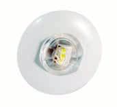 RouteLED Open Area 44 960 C 44 960 C RouteLED Corridor Miniature ceiling recessed non maintained 3hr emergency 3W Accent LED downlight with green charge indicator Stand alone unit complete with