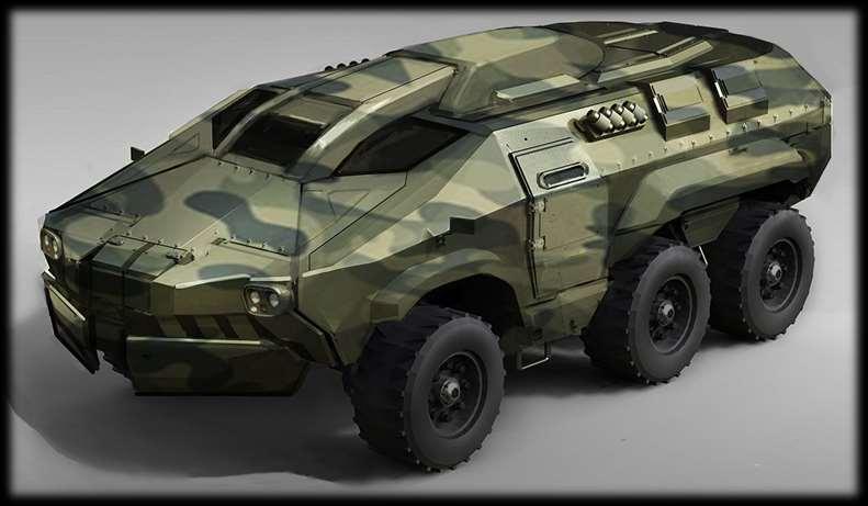Advanced Military Vehicles Apc 6X6 will design, develop and