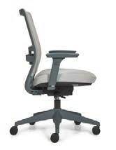 synchro-tilter mechanism) Seat lowers gently with standard Soft Descent TM pneumatic lift Contoured molded foam cushion