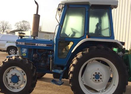 MACHINERY FORD 7610 TRACTOR Reference Number: 9396 c/w 4WD, manual gears, 3 rear spools,