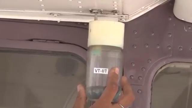 So, you can see this is a paste water finding paste which we use to ensure that our sample or fuel sample or fuel in the aircraft tank is free of moisture, this is your fuel