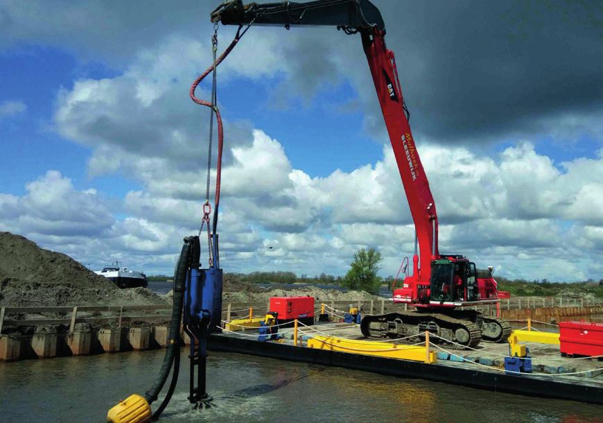 User-friendly plug & play design Complete dredge package delivery including auxiliaries available DOP350 FITTED