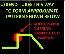 If your unit has the bent tubes as shown in Figure 24 that prevents installing EasyStart,