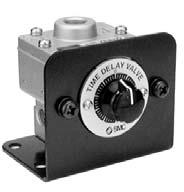 Transmitters: Time Delay Valve Series VR2110 /Specifications Supply pressure Signal pressure Time
