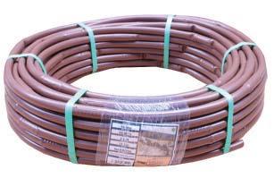 Flexible and made with high quality material, its brown colour camouflages it on the soil. 1/2 (13-16 mm) polyethylene tube.