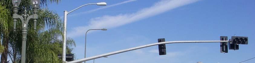 street lighting and traffic signals along the