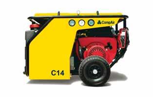 C10-12 C14 1.0 to 1.4 m³ / min Product range DLT 0101 C10-12 C14 is a powerful alternative to electrical tools. Small, compact and lightweight, at only 142 kg weight with 1.0 1.4 m³ / min at 7 12 bar.
