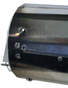 PBN Chamber with Optional Aperture Installation Instructions 5. Remove the 2-56 X 1/4" titanium flat head screws (D) on the underside near the tip of the source (Figure 21).