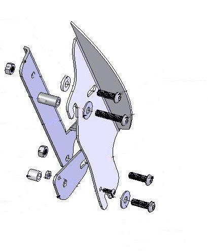 OF AIRMASTER FAIRING FIG 1 STEP 7 Place a fender cover or protective material over the front fender to prevent damaging the fender. 5/16 X 1/8 THICK WASHER FAIRING BRACKET STEP 8 Loosen Passing Lamps.