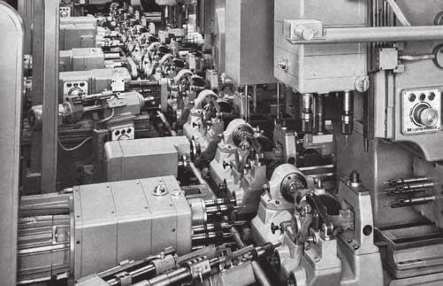 1959 Presentation of the world's first numerically controlled machining centre. 1984 Market introduction of the MC series machining centres with variable matrix, rack type tool magazines.