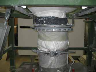 for choking the necks and controlling the flow of material from FIBC / Big Bags Series K Any application where a high degree of cleanliness is required and where a regular strip down for cleaning is