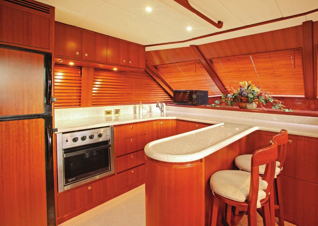 A sumptuous spread The Galley/ Dining Area Like a fine meal, it takes the best ingredients to create a gourmand's Galley.