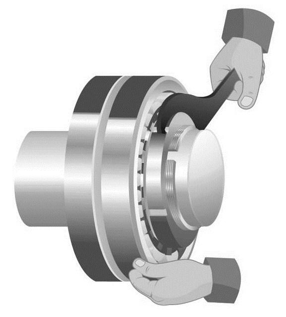 Recognize and plan for this minor movement in the pre-positioning of the bearing on the shaft.