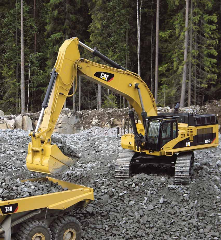 365C L Hydraulic Excavator Cat C15 Engine with ACERT Technology et Power (ISO 9249) at 1800 rp