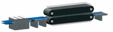 Transport to conti-press belts with silicone coating for high temperatures Specialised