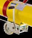 ROLLERTRACK SHOE A roll-formed track under the auger tube provides excellent rigid support.