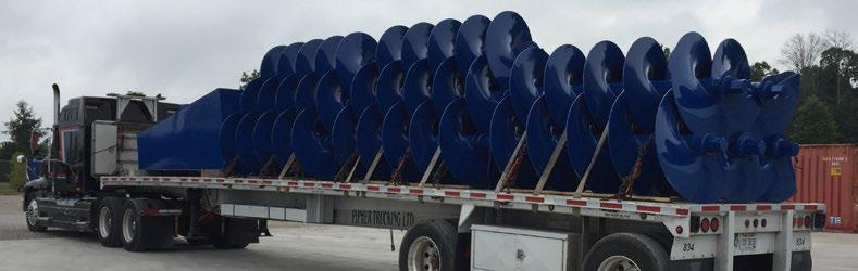 AUGER SECTIONS With over 40 years of experience, AUGER sections by American Augers have been developed with a best-in-industry design and are field proven to stand up to all types of horizontal